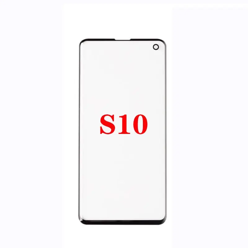 With OCA Touch Screen LCD Front Outer Glass Lens For Samsung Galaxy S8 S9 Plus S10 S10+ Note 8 9 10 Replace Parts