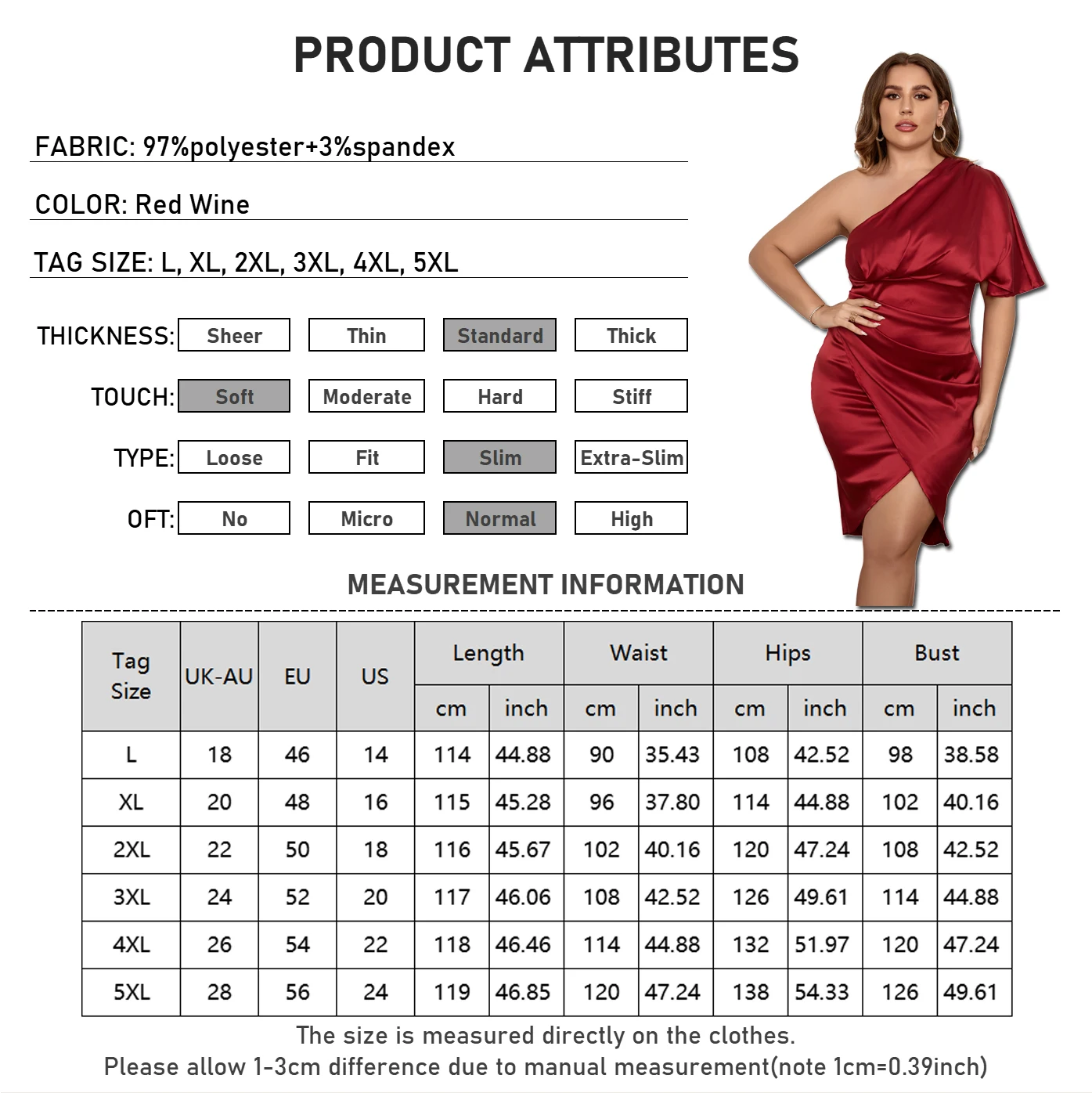 ⭐Elegant Plus Size Womens Satin Silk Cold Shsoulder Suit Bodycon Mini Dresses Ladies Wedding Party Gowns Cocktail Boho