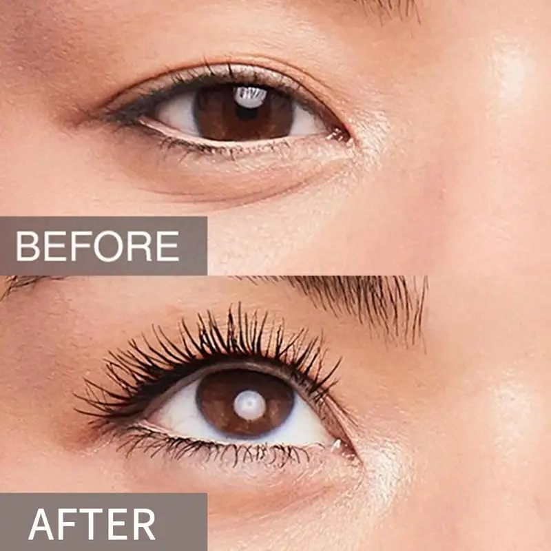 Mascara impermeabile trucco per gli occhi 4D cosmetici per ciglia Curling Mascara spesso ciglia Mascara Volume in fibra di seta nero