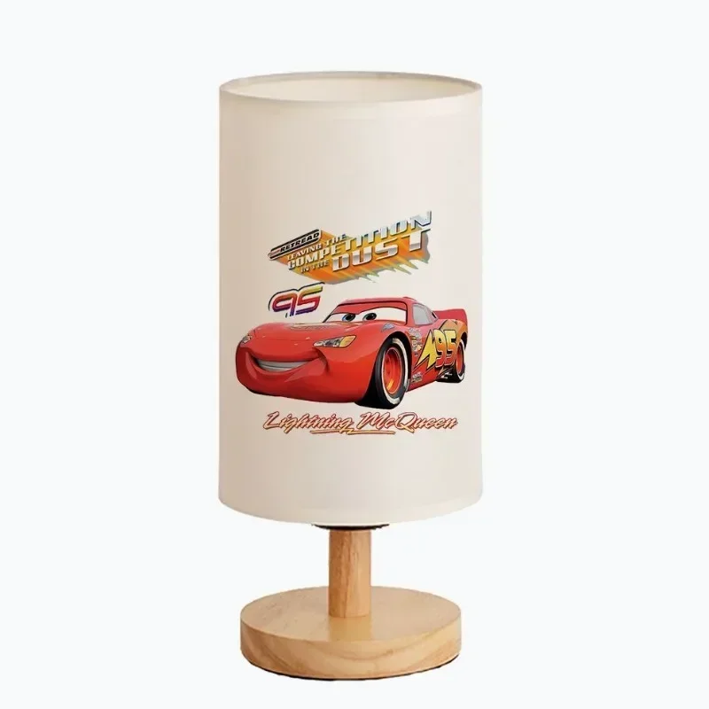 Lightning McQueen Cars cartoon sound control bedroom bedside lamp student learning eye protection voice small desk lamp gift