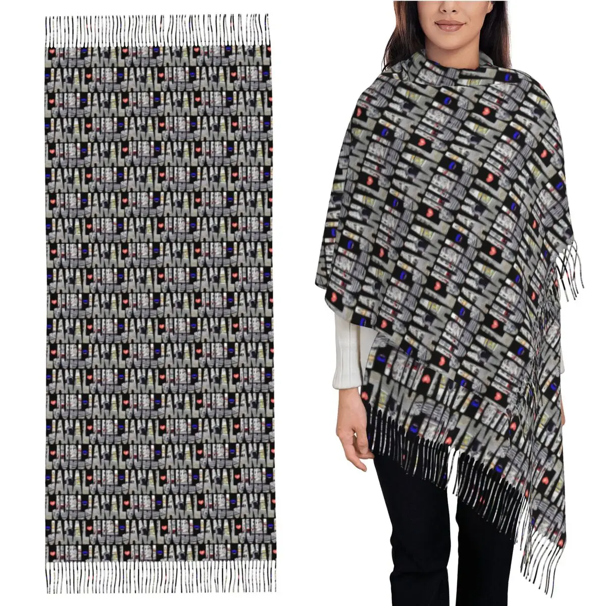 

éallijana Robbov Vod kama Фонтан Mestni Trg Plaza Шарф Шарфы с кисточками для женщин Шали и накидки Большая осенне-зимняя шаль