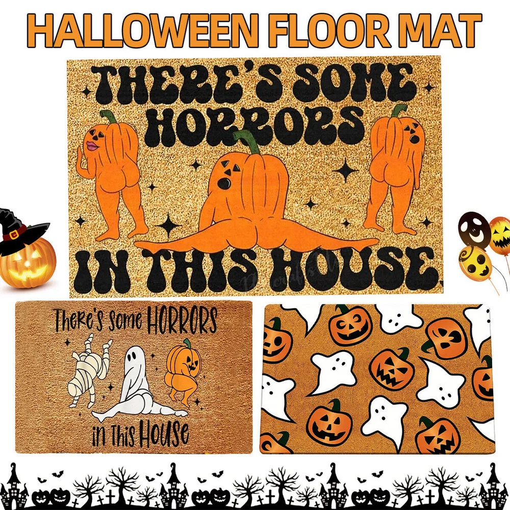 Halloween Home Autumn Front Door Carpet Or Mat Decoration 40 X 60 Cm