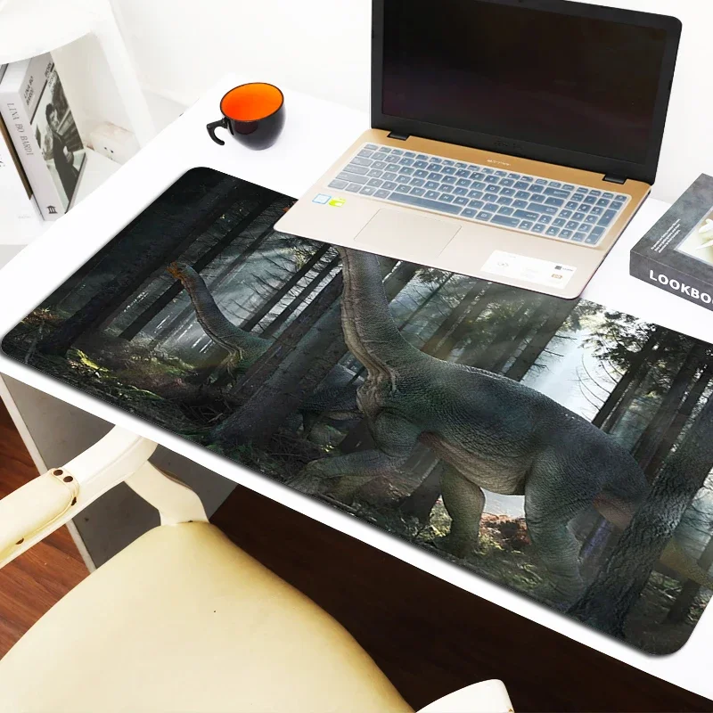 Office Accessories Dinosaur Mousepad Gamer Extended Pad Computer Desks Desk Mat Mouse Carpet Pc Cabinet Games Keyboard Gaming