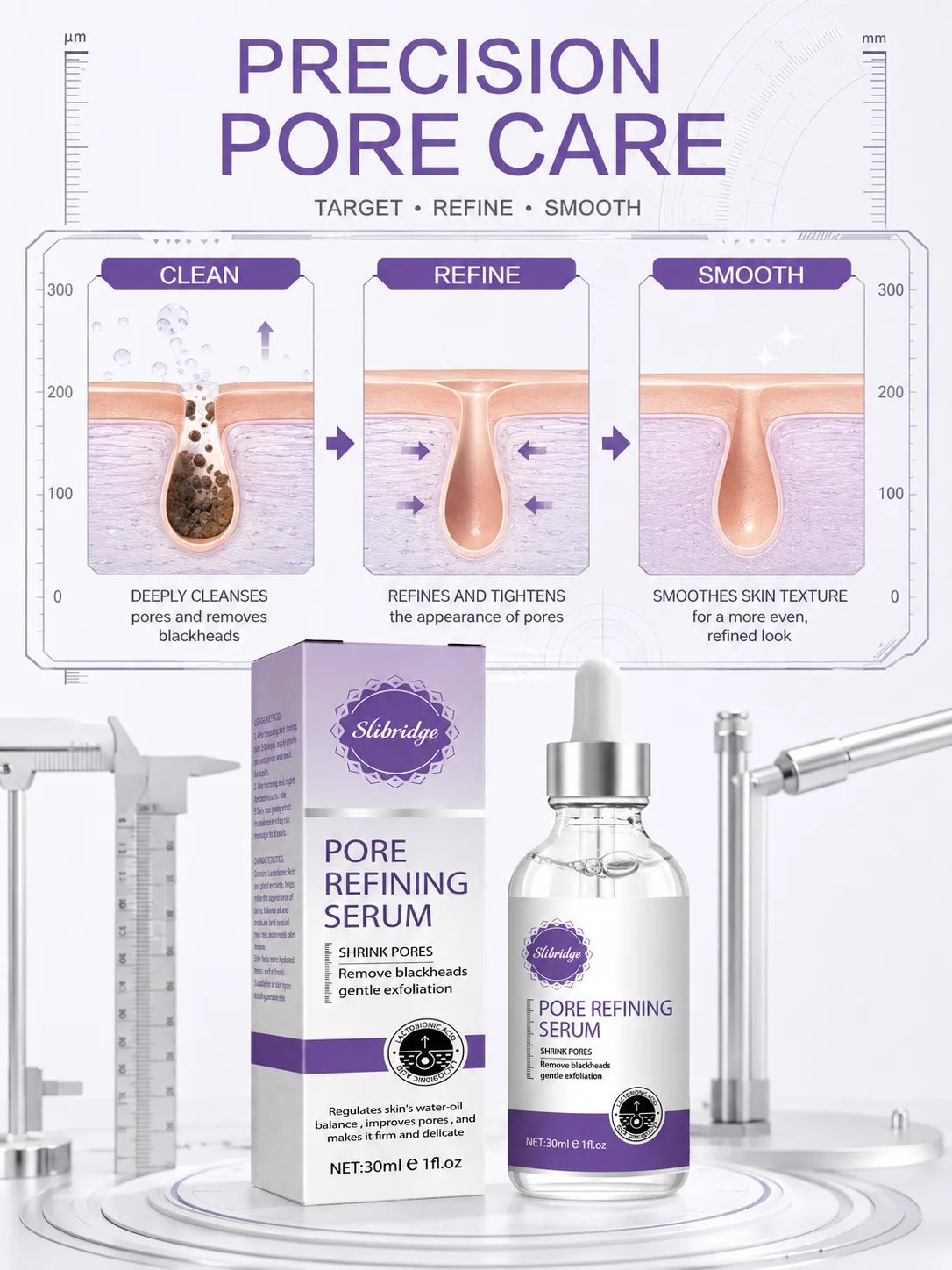 Gen-2 Daily Pore Care Face Serum with Moisturizing Formula, Reveal Softer Looking Skin and Rediscover Your Radiant Confidence