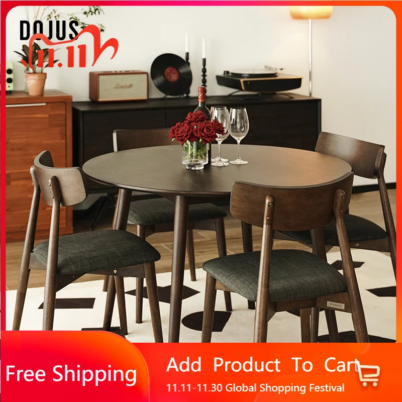 

Nordic Solid Wood Dining Tables Simple Luxury Rectangle Nordic Dining Tables Vintage Camping Mesas Pegables Portatil Furniture