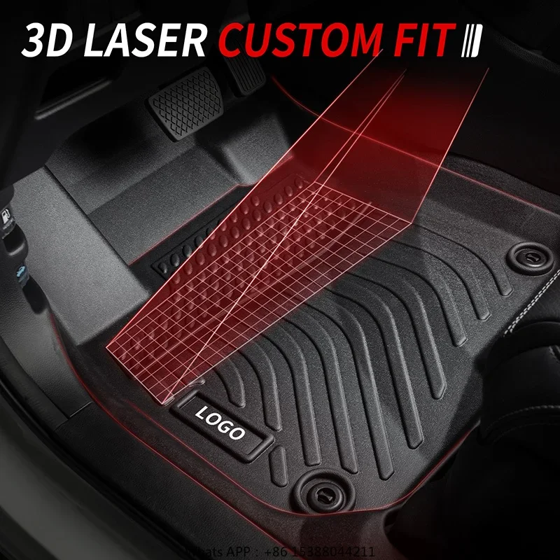 Car Interior Accessories 3D TPE Car Floor Mats Floor Liner For toyo ta Avanza 4Runner CH-R Camry Car Mat Carpet