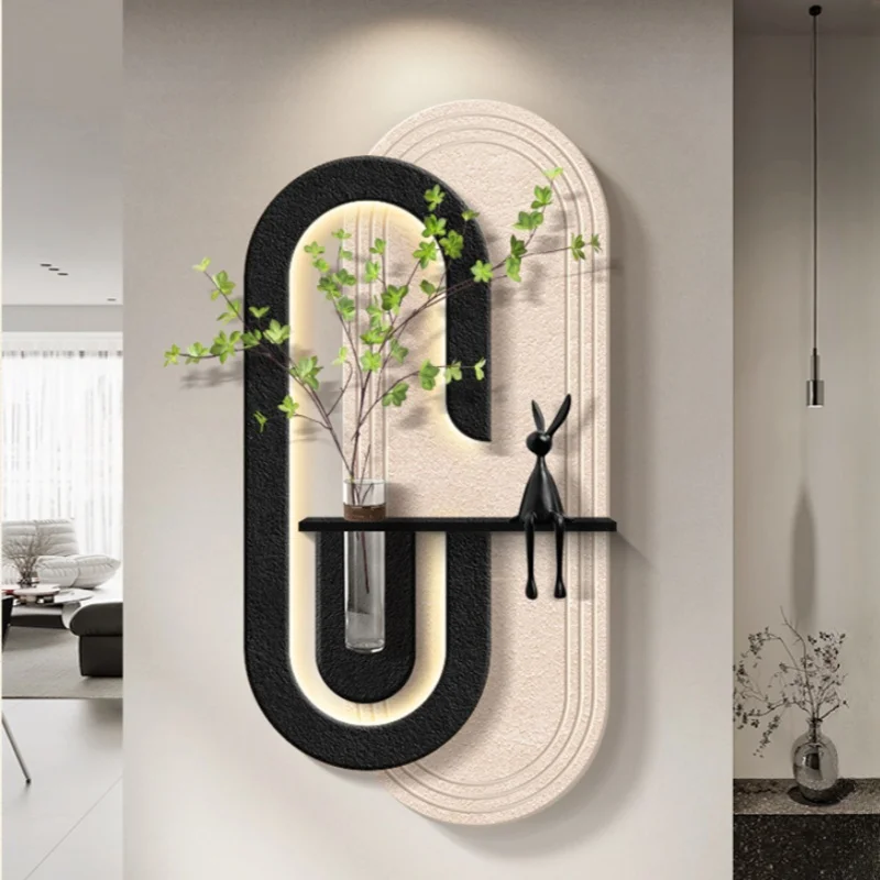 xx-Entrance LED Wall Lamps For Corridor Hallway Living Room Modern Sandstone Hanging Painting Lustre