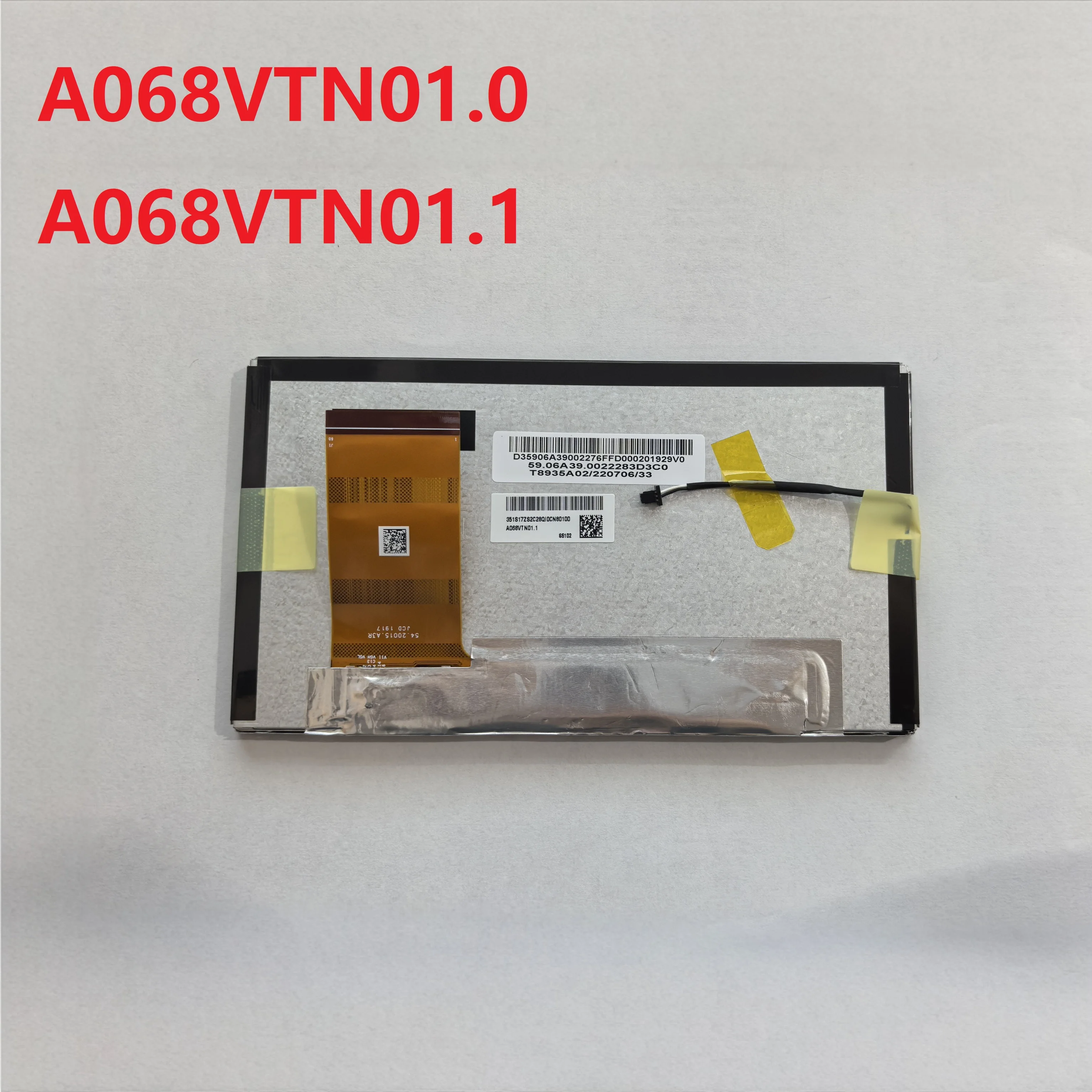 

A068VTN01.0 A068VTN01.1 Original LCD Display For Pioneer Gps Screen Repair parts