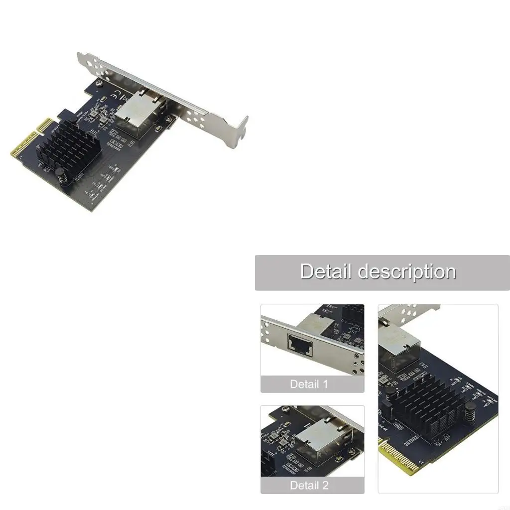 10Gbps PCIE3.0 to RJ45 Networking Card RTL8127AT Chip Gigabit Ethernet PCIE LAN
