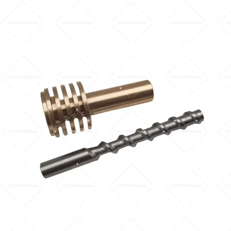 Plastic Crusher & Pellet Extruder, Stainless Steel Screw Ceramic Mud Powder Extruder Throat Feed for 3D Printer