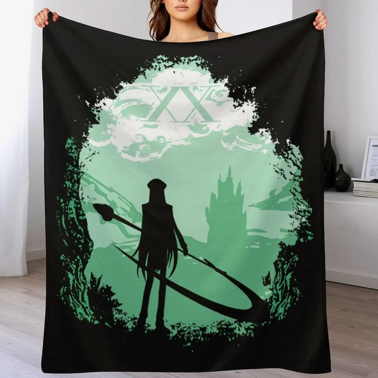 

anime hunter x Throw Blanket Stain Resistant Cozy Warm Blanket