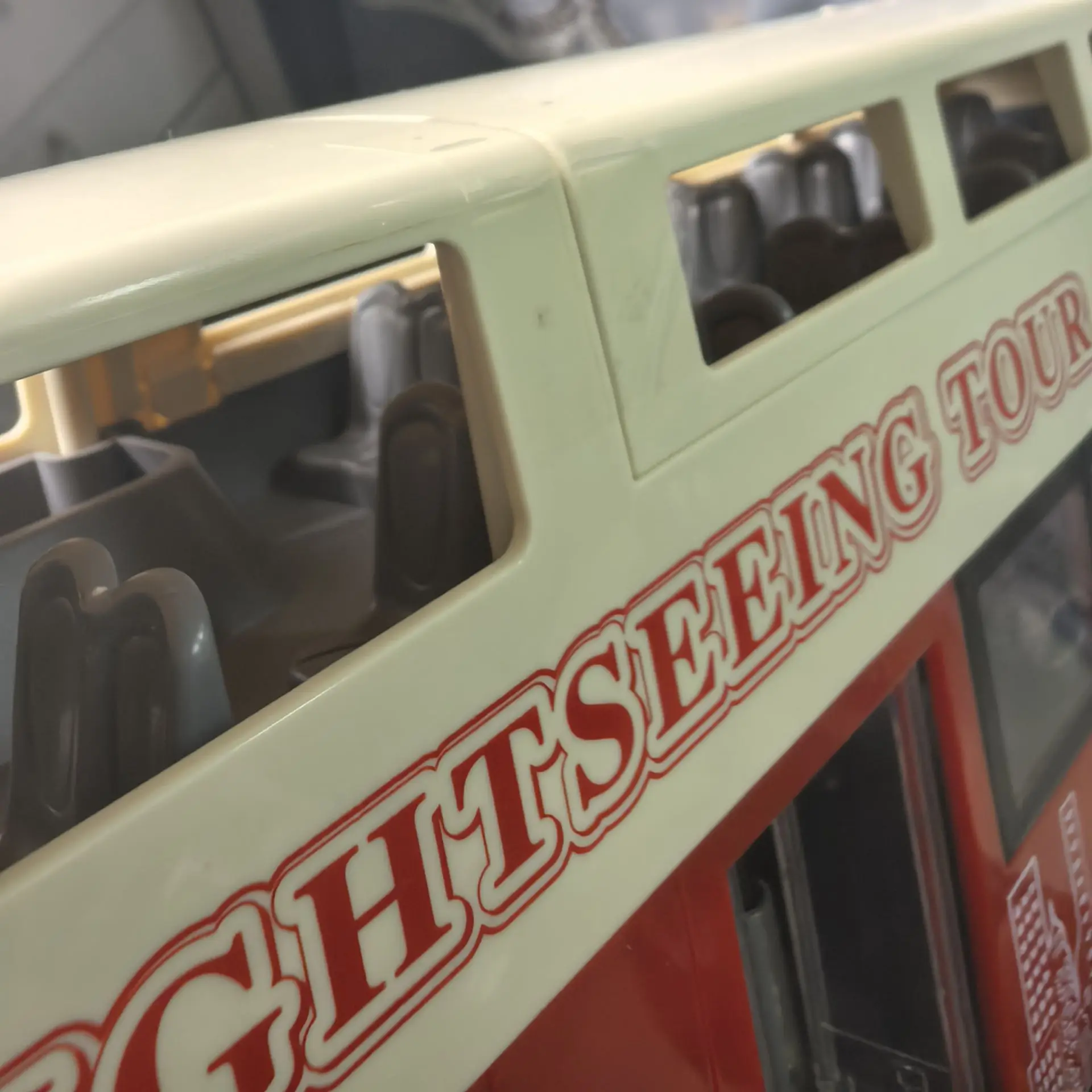 مزدوج E RC E640-003 طبقتين حافلة لمشاهدة معالم المدينة التحكم عن بعد أبواب العمل شاحنة مجسمة لتقوم بها بنفسك هدايا للأولاد #3