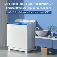 Zynkez Portátil Lavadora, 40Lbs Compact Washing Machine,...