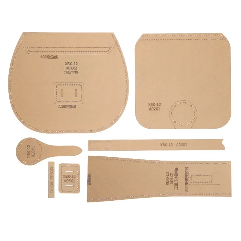 

Acrylic Template Leather Craft Pattern Mold For Single Shoulder Bag Making Accessories DIY Supply