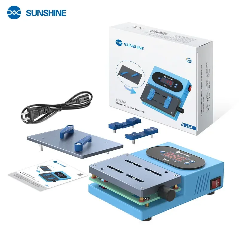SUNSHINE LS4 Intelligent Multi-function heating Glue removal and layering heating machine for tinning, chip glue removal,mainboa
