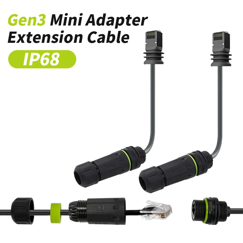 for StarLink V3 Gen 3 Ethernet Adapter Cable for SPX Cable RJ45 Connector High-speed Data Transmission Wear Resistant Plug