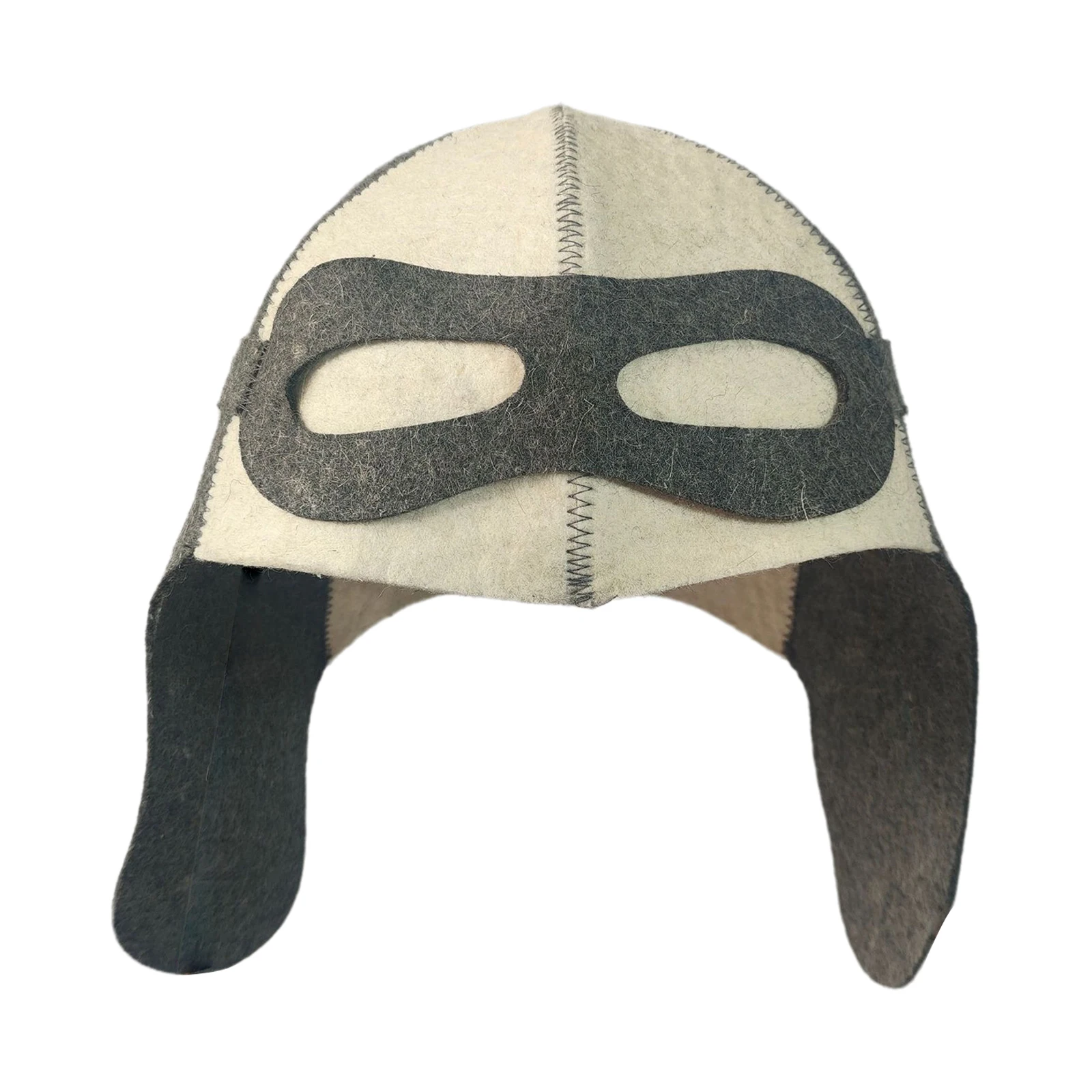 Men Women Color-blocked Pilot Felt Sauna Hat Water-absorbing Heat-insulating Bath Cap for Adult Steam Room Spa Casual Daily Life 5