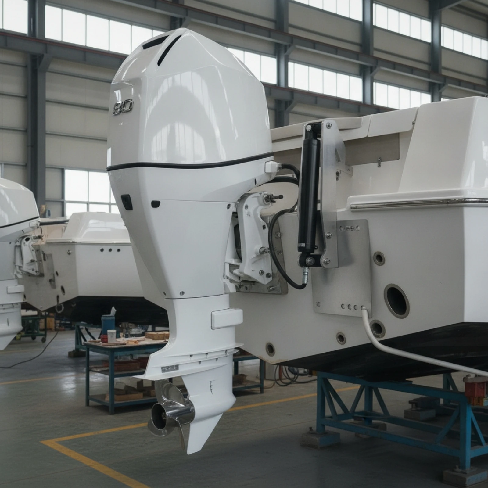 Outboard Motor Mounting Plate Stainless Steel Motor Bracket Support Plate with Pre-Drilled Holes Sturdy Marine Hardware