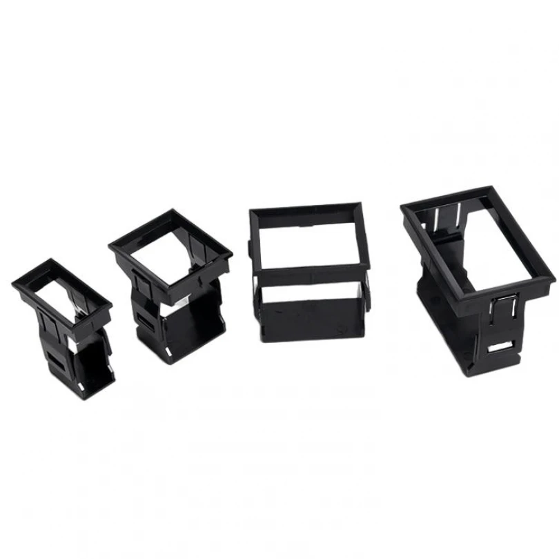 1piece DZ47 1pole 2pole 3pole 4pole Miniature Circuit Breaker Panel Buckle Tools, Black Plastic Mounting Bracket