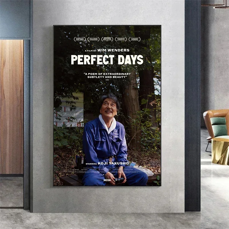 الأيام المثالية الكلاسيكية الفيلم الملصقات والمطبوعات قماش الطباعة جدار صورة فنية لغرفة المعيشة ديكور المنزل الهدايا #4