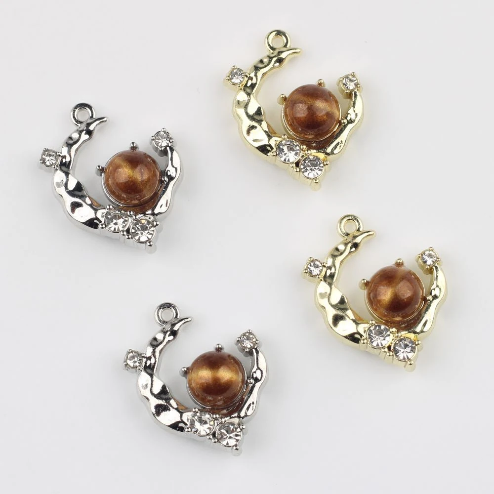 

10pcs Moon Wings Shape Pendant Earring Necklace Bracelet Jewelry Making Accessories Handmade DIY Craft Supplies Fashion Ornament