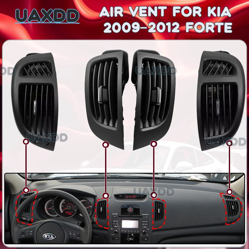 

Для KIA Forte 2009-2012: Комплект для замены решетки воздуховода кондиционера, панели приборов и вентиляционных отверстий в салоне автомобиля