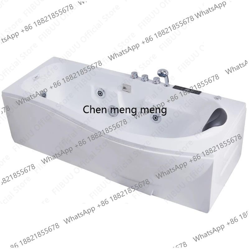 Acrylic Bathtub Strong Load-Bearing Capacity Tub, Enlarged And Widened, Multiple Sizes With Drain Premium Quality Construction L