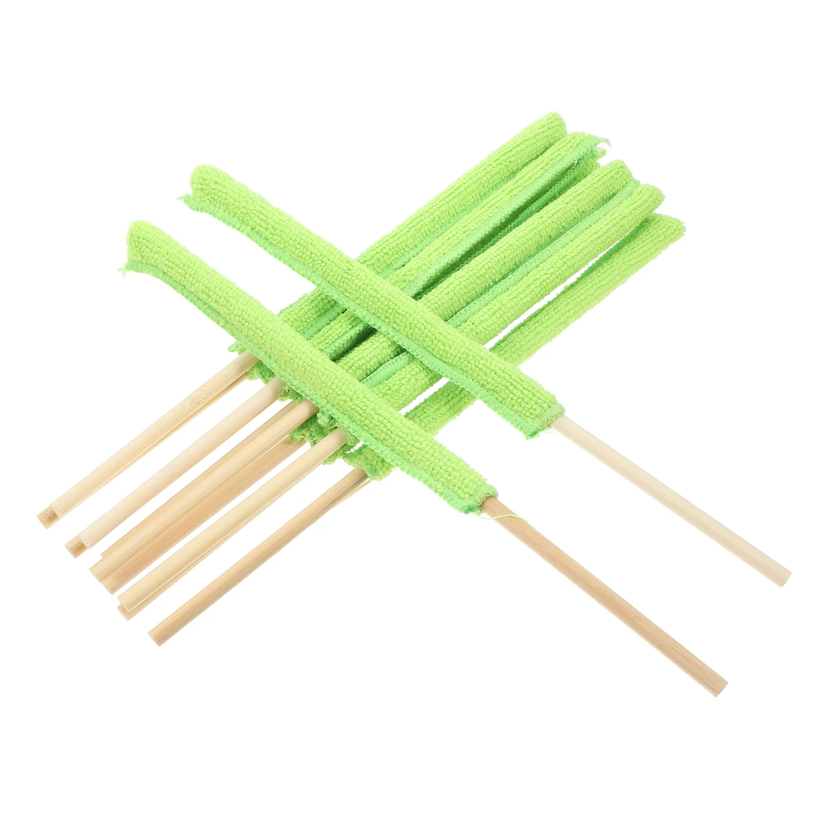 

12 pcs Cleaning Brush Air Conditioning Outlet Green Wood Multifunctional Dust Cleaner Soft Brush Crevices Home Office Efficient