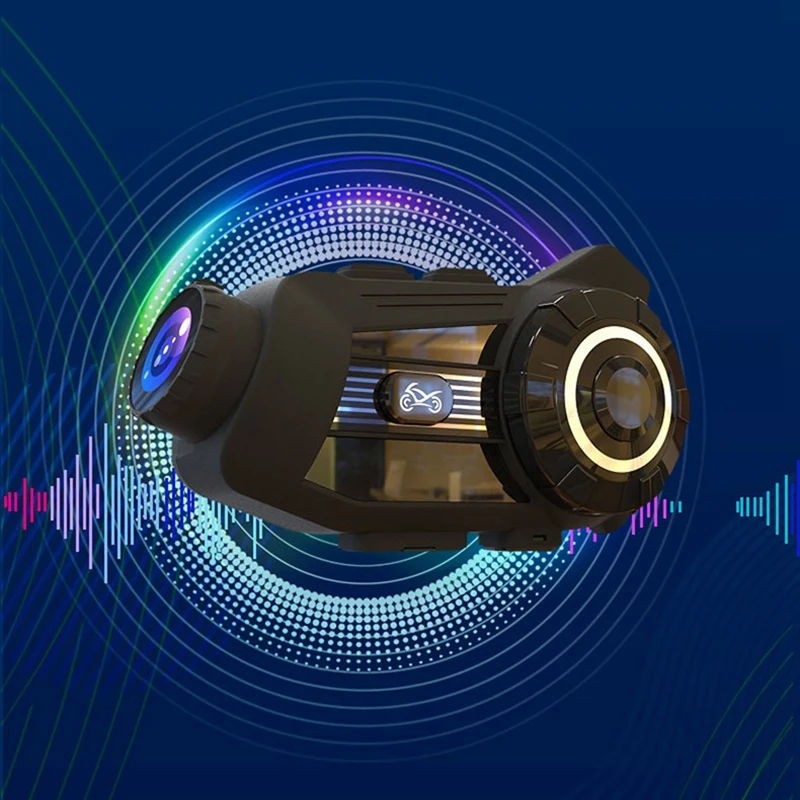 Câmera diária para capacete de motocicleta S3 HD Bluetooth Wifi Moto DVR Dash Cam sem fio BT 5.1 Intercomunicador para capacete