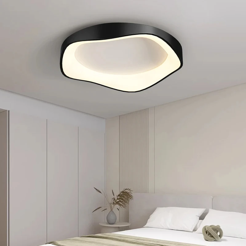 Simple Modern Circular Ceiling Lamp Led Ceiling Chandelier Living Room Master Bedroom Lamp Nordic Interior Home Decor Fixture