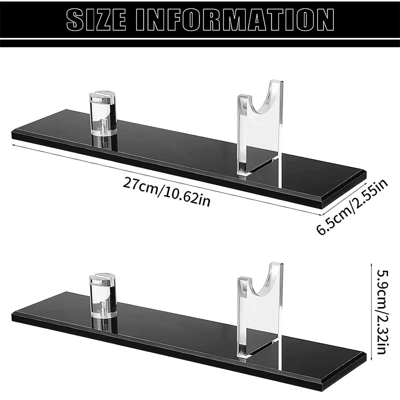 Acrylic Display Stand Knives Holder Cutter Desk Display Rack No Folding Knives Collection Counter Top Cutlery Storage Knife Hunt