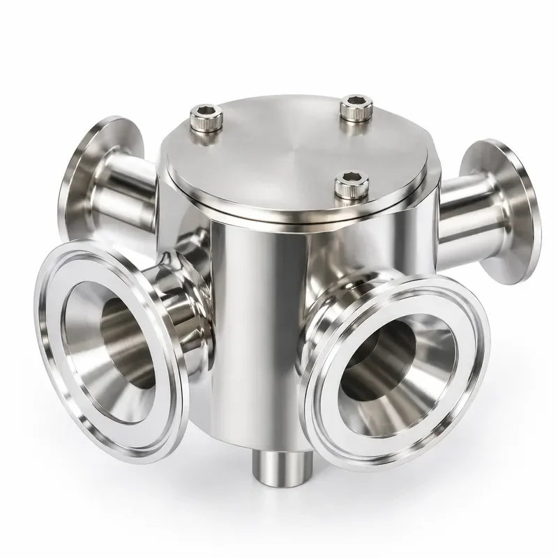 Three Way Rotary Pneumatic Filling Machine Paste Valve Packaging Machinery Parts High Cleanliness Accessories Installation