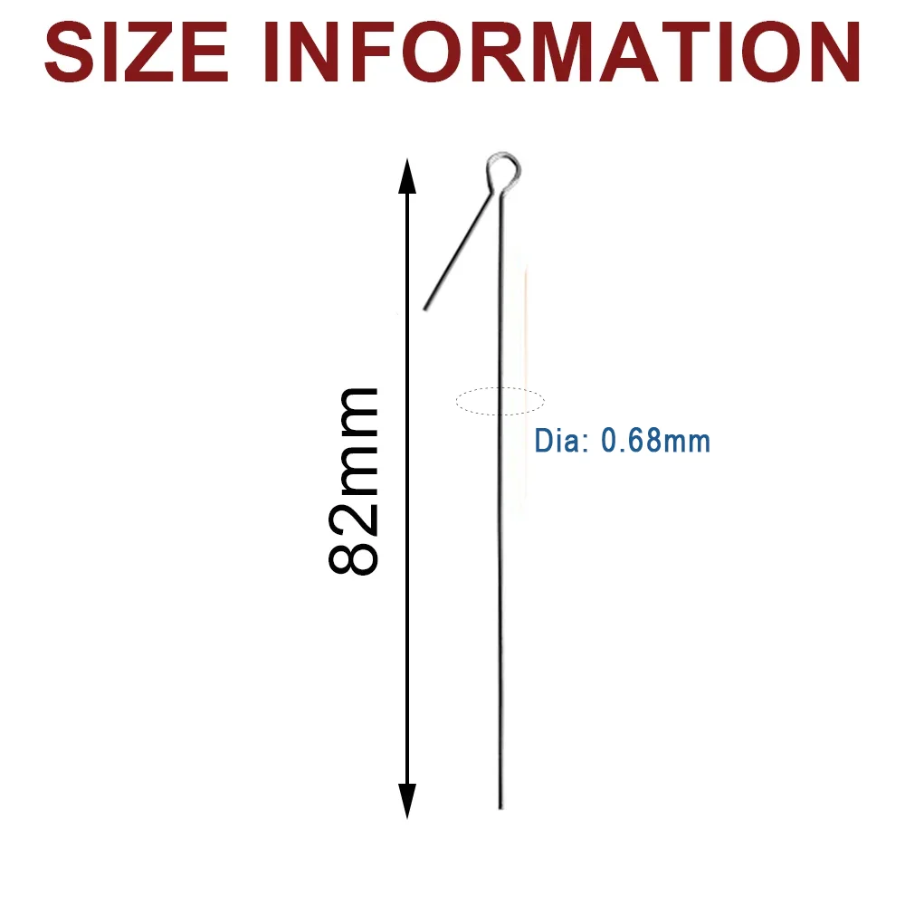 20/40/60Pcs DIY Rotierenden Pailletten Spinnerbait Stahl Draht Welle Spinner klingen Spindel Draht Bass Angeln Locken zubehör – Detail 1