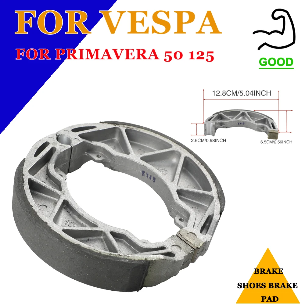 

For Vespa 50 125 150cc Piaggio Liberty Scooter Brake Shoes Rear Brake Pad Replacement Standard Motorcycle Parts Accessories