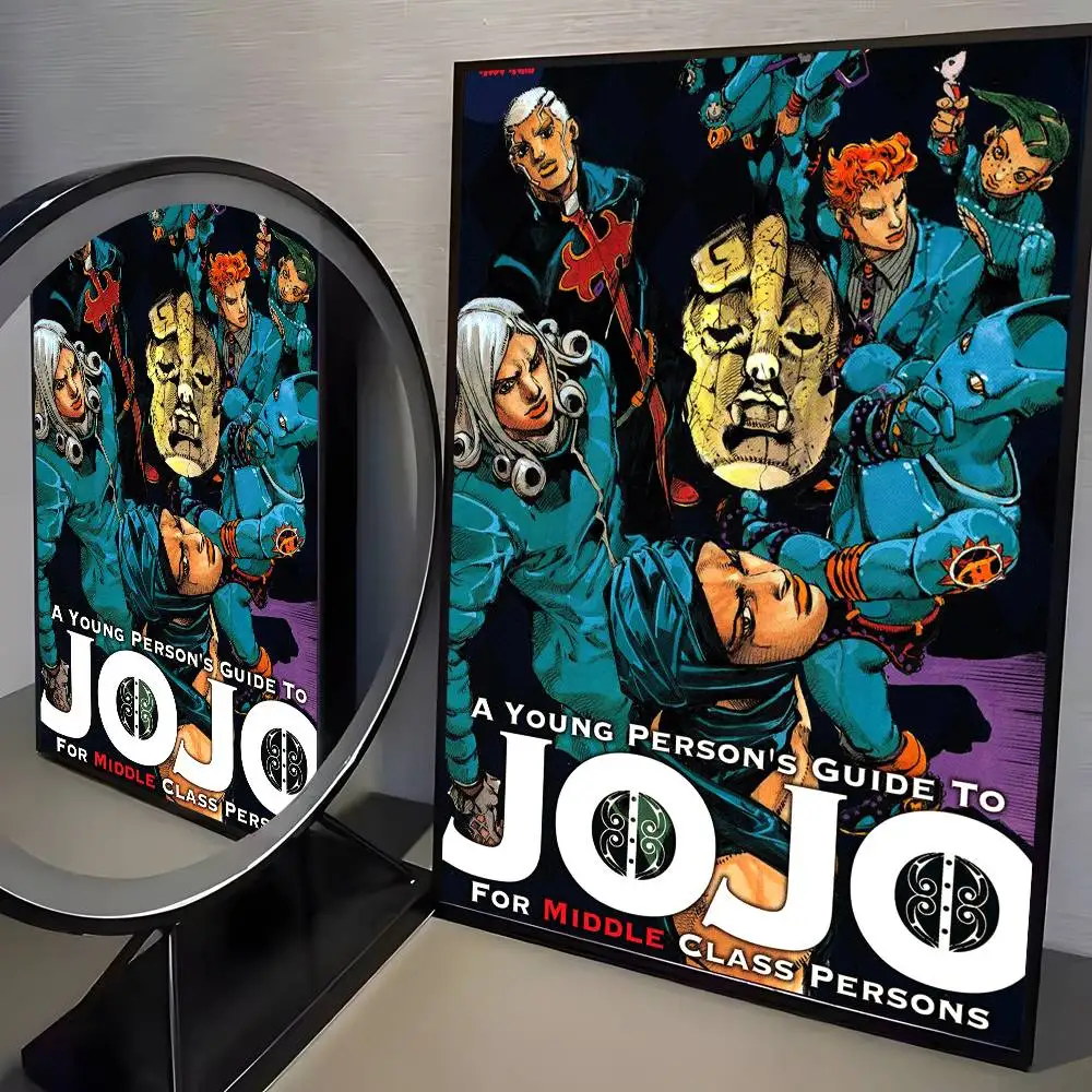 Anime JoJos Bizarre Adventure Retro-Poster, Kunst auf HD-Leinwand, hochwertiges ästhetisches Druckpapier, Wandkunst für Wohnzimmer, Heimdekoration – Detail 11