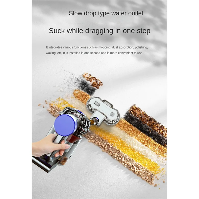 

A26F-электрическая насадка для швабры для пылесоса Dyson V15 V11 V10 V8 V7 со съемным резервуаром для воды