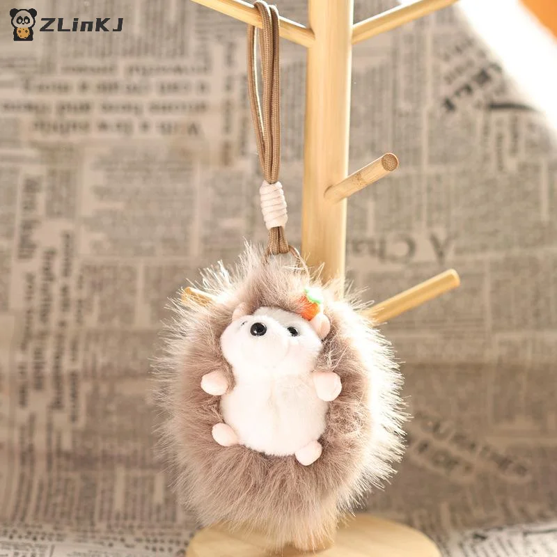 

▶ 1 шт. Милый плюшевый брелок-подвеска в виде ежика, мягкая игрушка-кукла, украшение для дома, подарок для детей