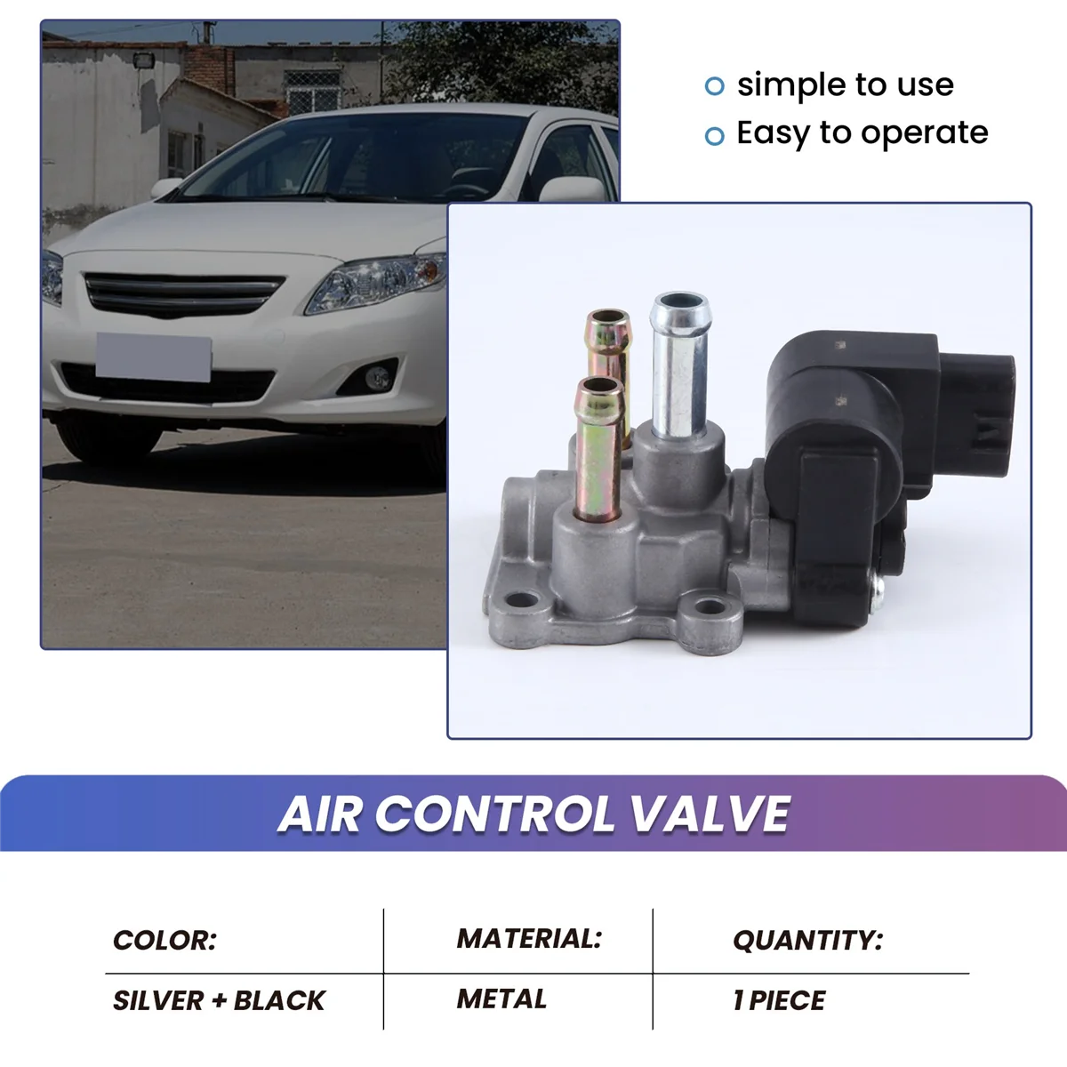 صمام تحكم في الهواء الخمول لتويوتا كورولا ، محرك السرعة ، من من من من من من من أجل من من من ؟