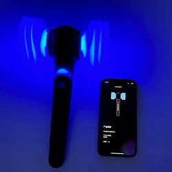 KPOP Lightstick com Bluetooth, Glow Hand Light Stick, Concert Hammer, Cheer Lamp, Fans Toys, Ver.1, Ver.1