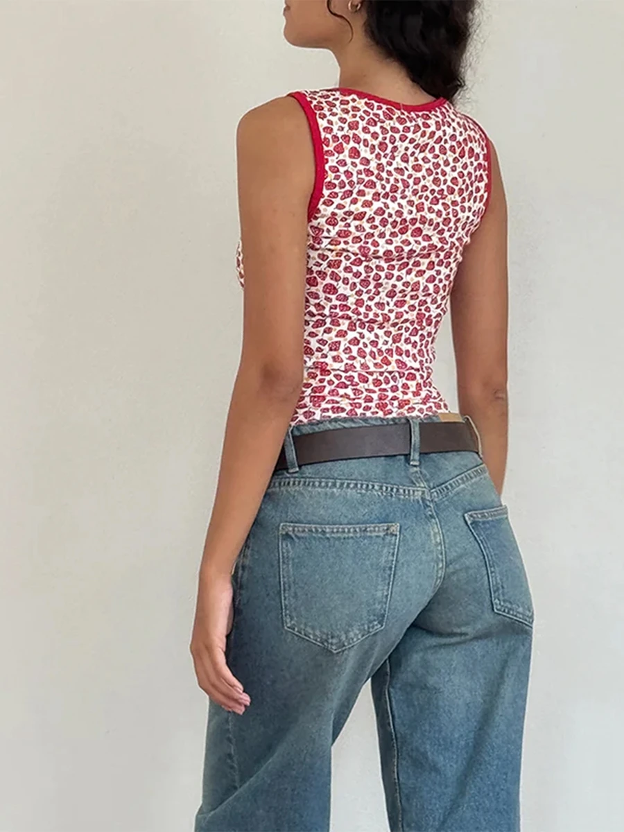 Caraco d'été Harvey precious pour femmes, joli haut d'été en fibre de lit rouge, petit nœud