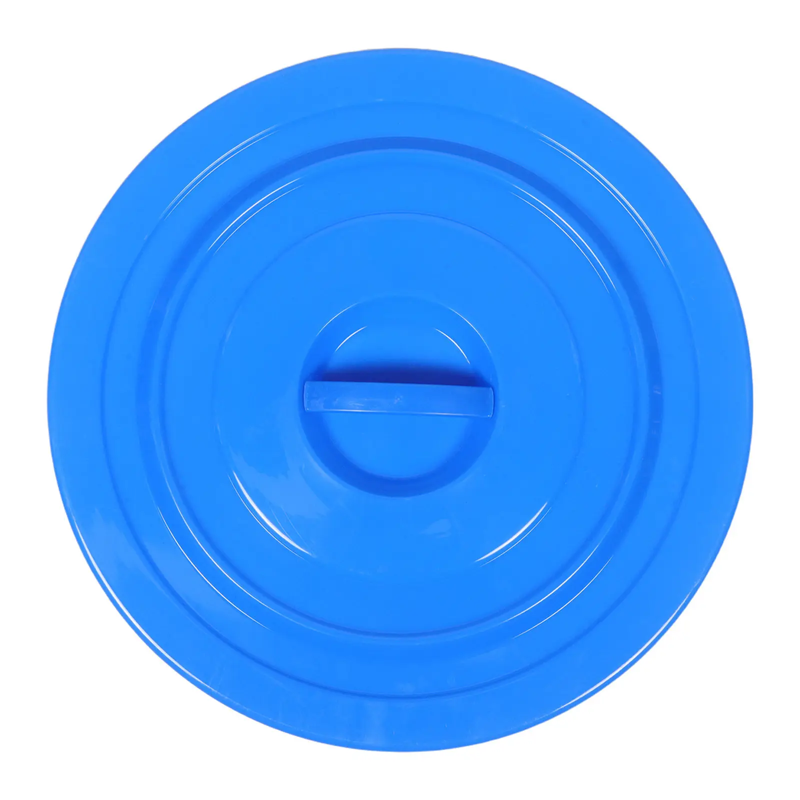 Plastic Round Trash Can Lid Replacement for 100L Dustbin Large Capacity Odor Proof Garbage Bin Cover Commercial Office Mall