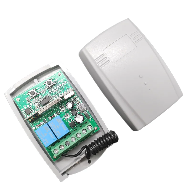 電気ガレージドアレシーバー,ローリングドア,DC 12-24v,433.92 mhz,433 mhz
