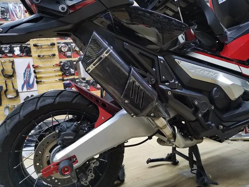 51MM Motorcycle Exhaust Escape Moto Middle Link Pipe Without Muffler Slip On For X-ADV750 X ADV750 X-ADV XADV 750