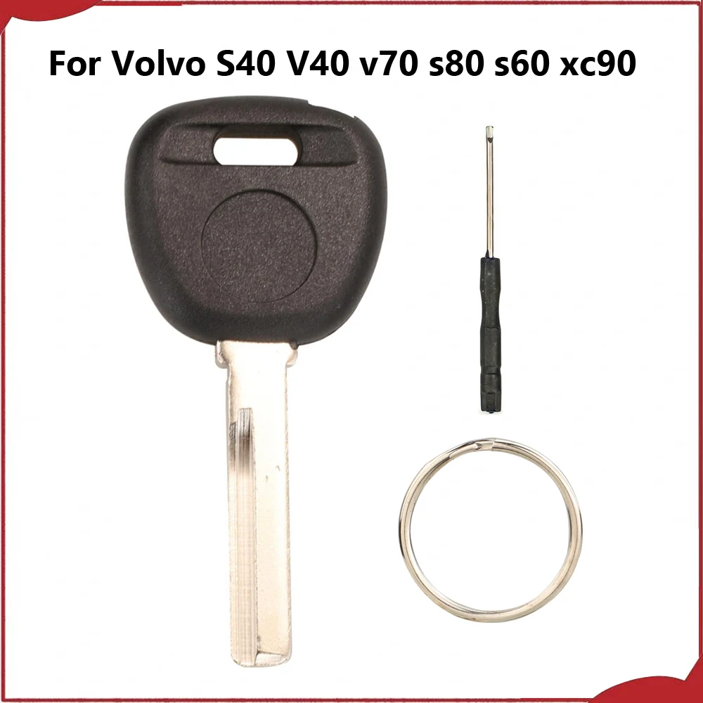 jingyuqin New Car Key Case Shell Transponder For Volvo S40 V40 v70 s80 s60 xc90 Side Groove Blade With Blanks HU56R