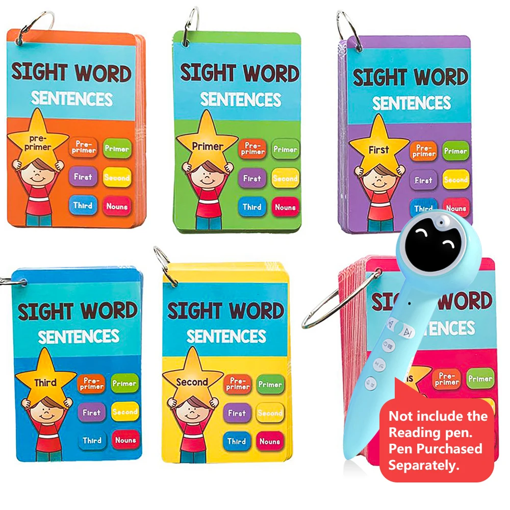 315Pcs /set Sight Words Learning Card Games Puzzles for Kids Children Toys Brain Games Juegos Educativos Early Educational Toy