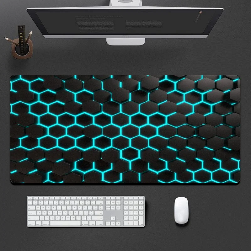 Tapis de bureau XXL hexagonal - Office Tech Desk avis et prix
