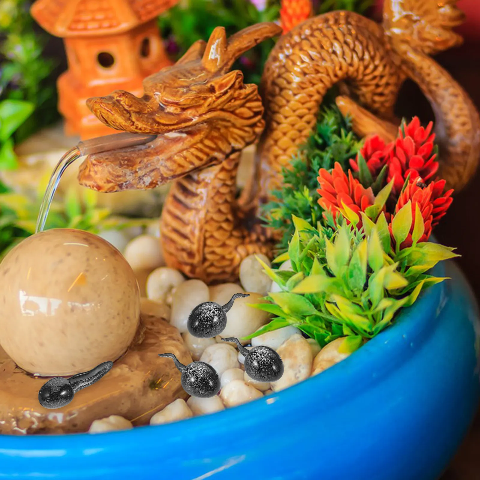 13 Buah Miniatur Katak Resin u - Bonsai Garden With Pond ulasan dan harga