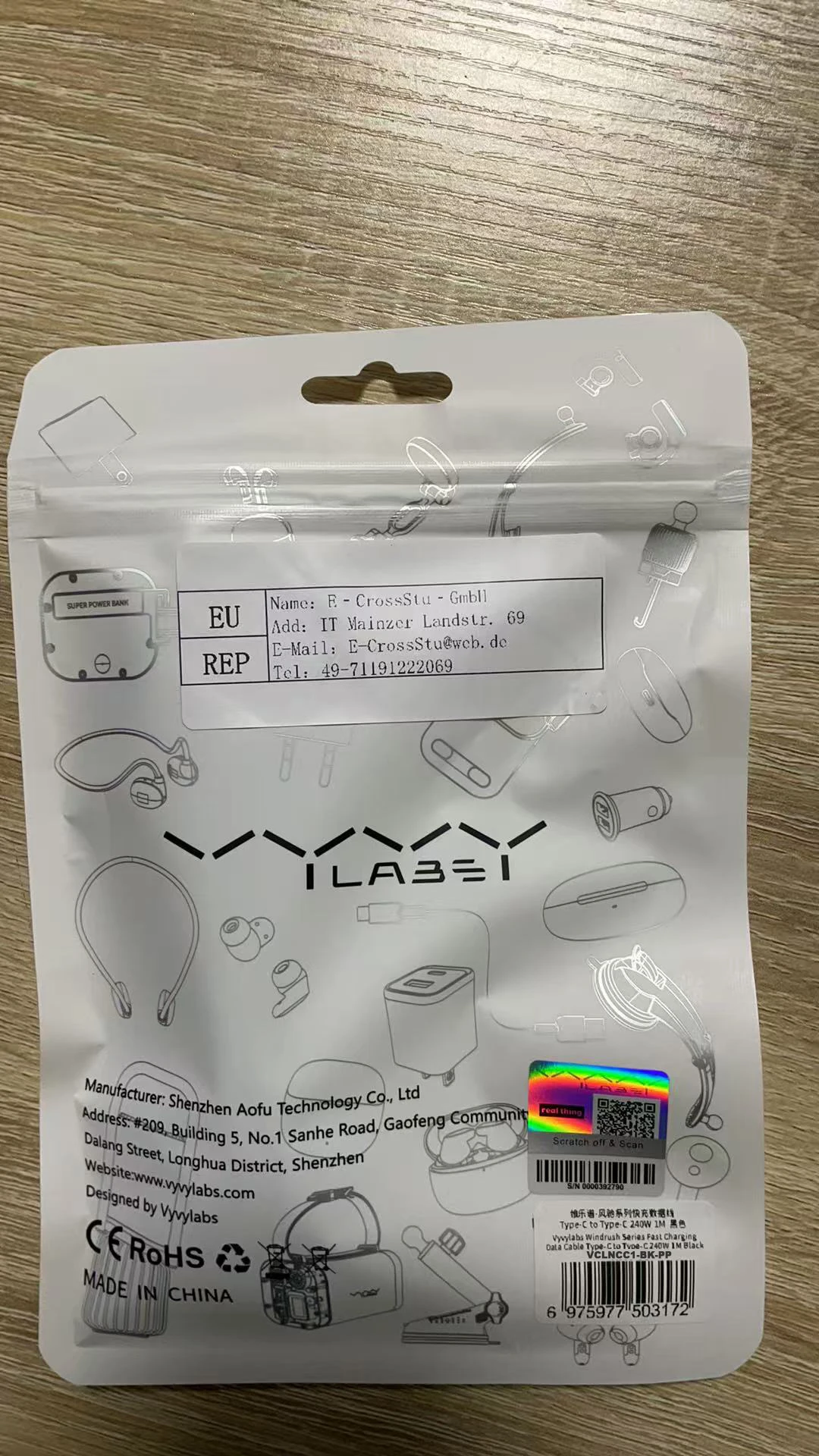 

VYVYLABS Post-sale re-delivery VIP-VIP-VIP