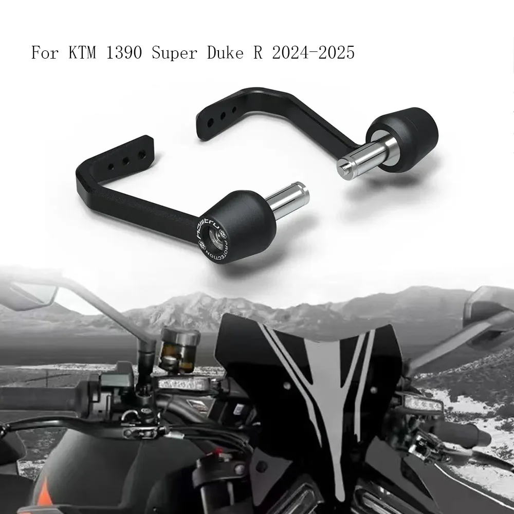 

For KTM 1390 Super Duke R / R EVO 2024 2025 Motorcycle Handlebar Grips Hands Guard Brake Clutch Levers Protector