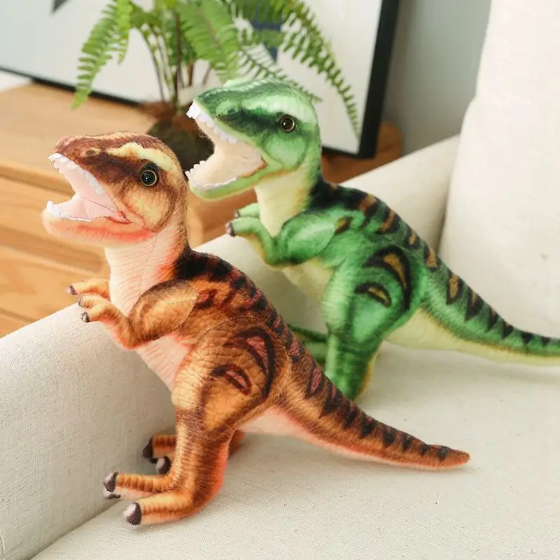 38cm-54cm Jurassic World Simulation Tyrannosaurus Rex Plush Toy Soft Stuffed Cartoon Animal Dinosaur Stuffed Doll Birthday Gift